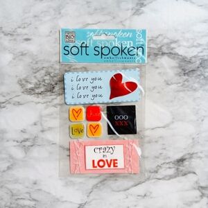 Valentines Day Embellishments Stickers